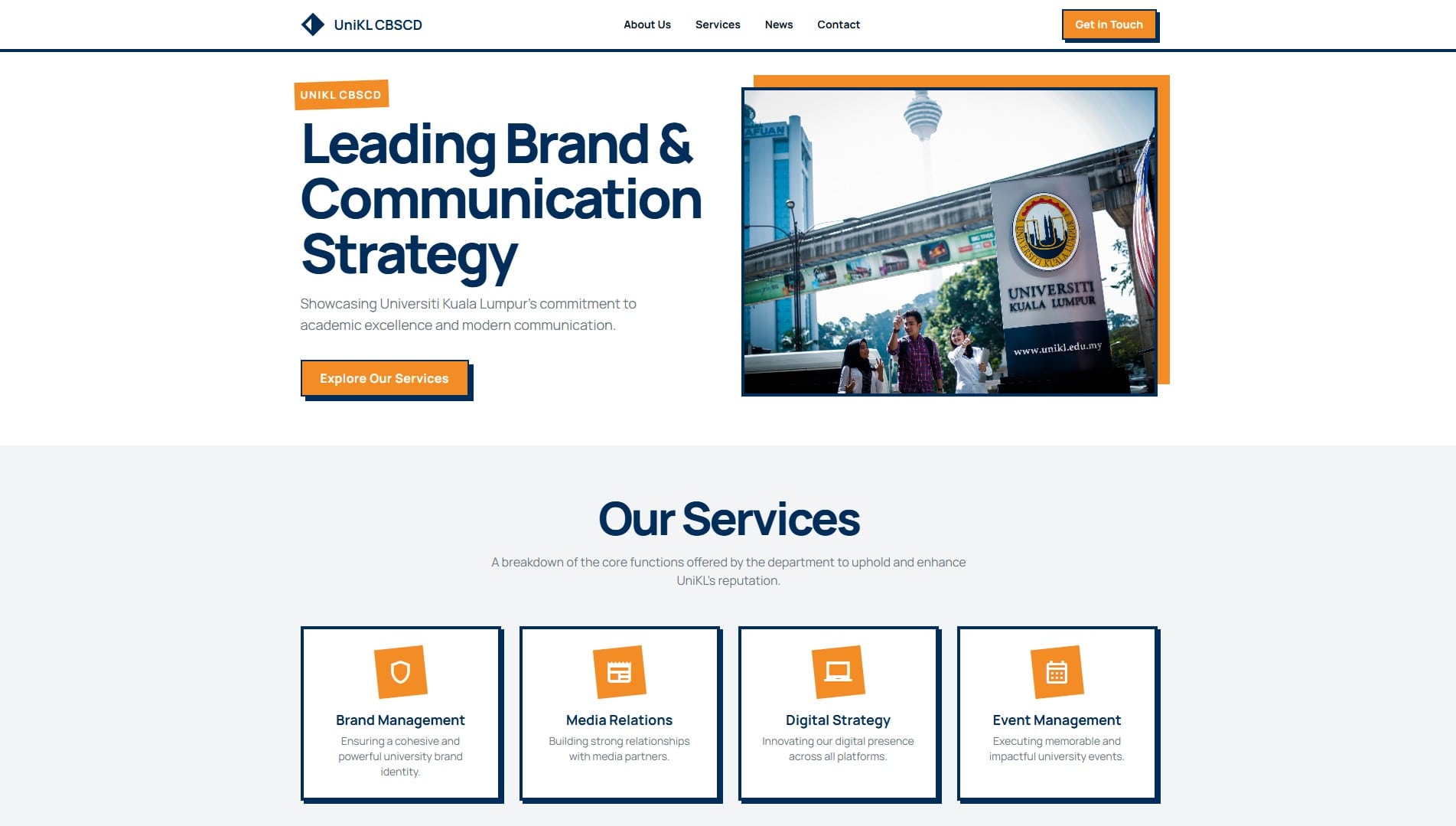 CBSCD Landing Page